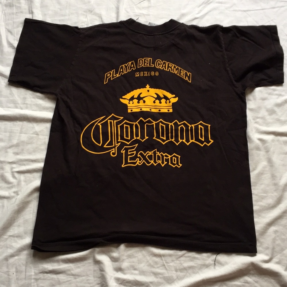 Black corona extra tee shirt